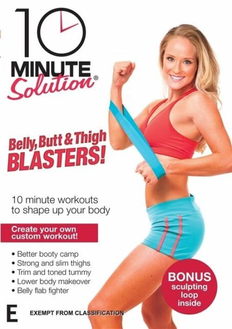 10 Minute Solution - Belly, Butt & Thigh Blasters! DVD R4 New Sealed