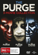The Purge, Anarchy, Election Year 3 Movies Collection DVD New Sealed R4