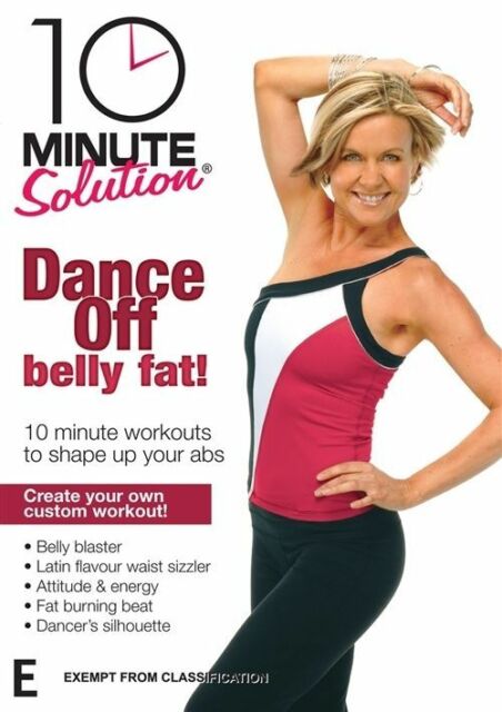 10 Minute Solution - Dance Off Belly Fat! DVD R4 New Sealed