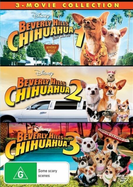 Beverly Hills Chihuahua 1, 2 & 3 DVD Movie Collection 3 Discs R4 New "on sale"