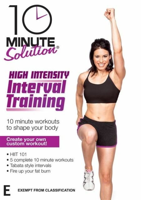 10 Minute Solution - High Intensity Interval Training (DVD, 2013)