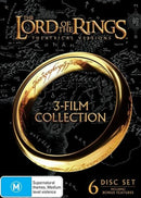 THE LORD OF THE RINGS Ring TRILOGY DVD Box Set 6 Discs R4 Theatrical Versions
