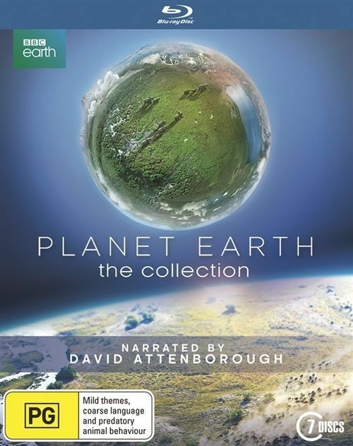 Planet Earth 1 + 2 Complete BBC Series I + II Blu ray Box Set David Attenborough