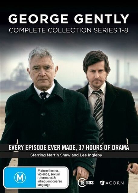 George Gently Series Season 1, 2, 3, 4, 5, 6, 7 & 8 DVD Box Set Inspector R4