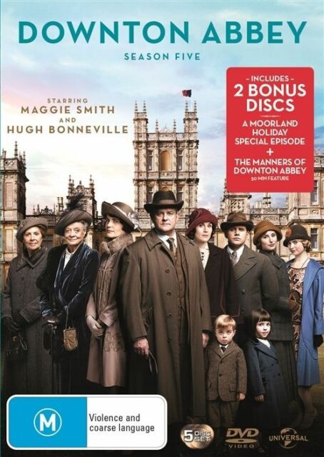 DOWNTON ABBEY COMPLETE SEASON SERIES 5 DVD R4 Box set DOWNTOWN ABBEY