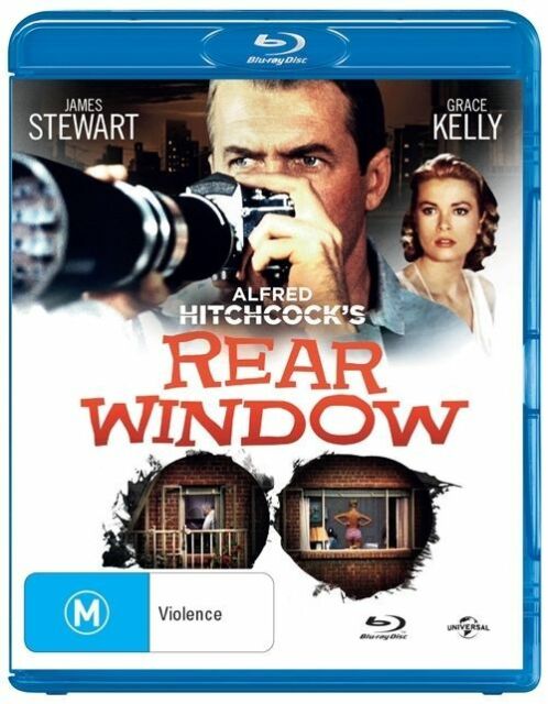 Rear Window (Blu-ray, 2013) RB New Sealed James Stewart, Grace Kelly