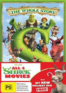 Shrek: The Whole Story 1+2+3+4 DVD R4 Forever After Donkey's Christmas Shrektac