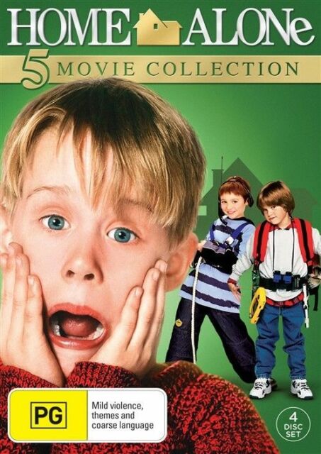 HOME ALONE 5 Film 1+2+3+4+5 DVD Set Home Alone 2 3 4 + The Holiday Heist