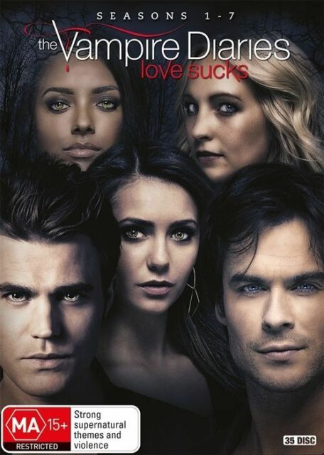 Vampire Diaries The Complete Series Season 1+2+3+4+5+6+7 DVD Box Set 35 discs R4
