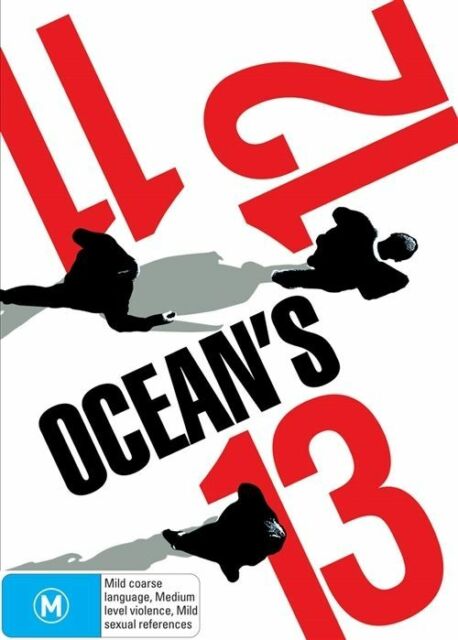 Ocean's 11 + 12 + 13 Trilogy Eleven Twelve Thirteen DVD R4