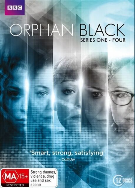 Orphan Black the Complete Season Series 1, 2, 3 & 4 DVD Box Set 12-Disc Set R4