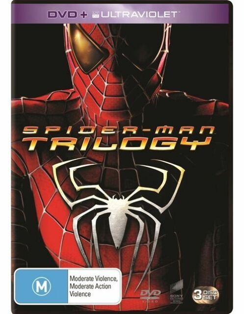 Spider-Man Spiderman Trilogy DVD Spider-Man / Spider-Man 2 / Spider-Man 3 R4