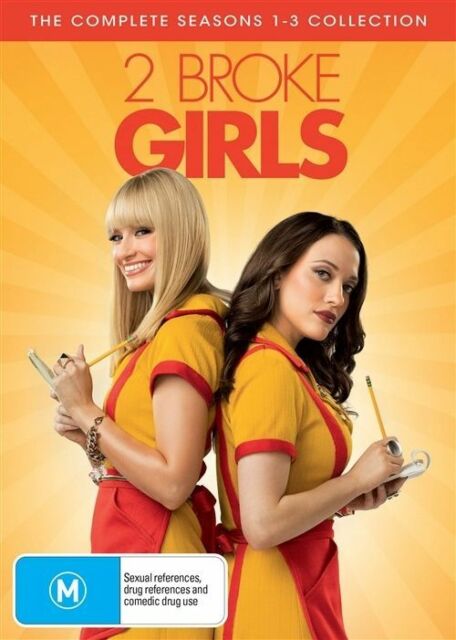 2 BROKE GIRLS THE COMPLETE SEASON 1, 2 & 3 DVD Box Set R4 NEW SEALED