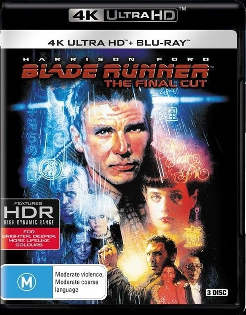 Blade Runner (Blu-ray, 2017, 2-Disc Set) 4K UHD RB