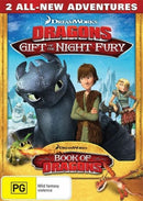 Dragons Gift of the Night Fury & Book of Dragons DVD region 4