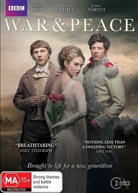 War And Peace : Season 1 (DVD, 2016, 3-Disc Set)