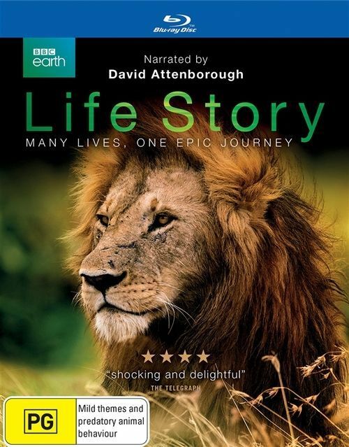 Life Story Dvid Attenborough Blu-ray, 2015, 2-Disc Set RB