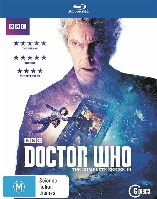 Doctor Who : Series Season 10 Blu-ray, 2017, 6-Disc Set RB