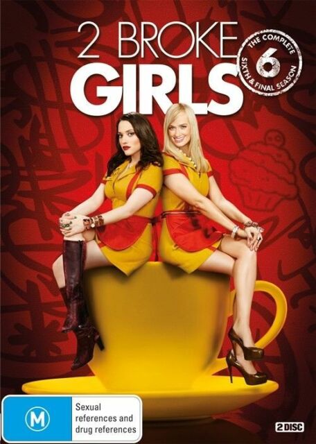 2 Broke Girls : Season 6 (DVD, 2017, 2-Disc Set)