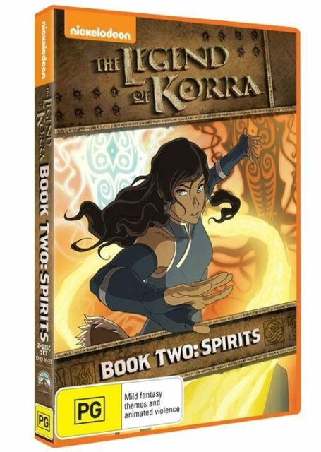 Legend of Korra Book Two Spirits R4 DVD creators of Avatar The Last Airbender