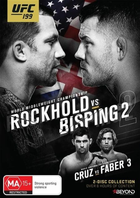 UFC: 199 Rockhold vs Bisping 2: World Middleweight Championship DVD R4 New