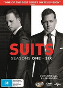 Suits Series Season 1, 2, 3, 4, 5 & 6 DVD Box Set R4 New Sealed