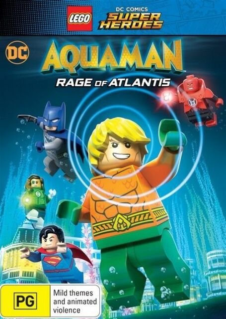 LEGO DC Super Heroes - Aquaman - Rage Of Atlantis (DVD, 2018) R4