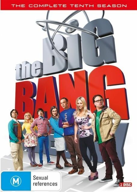 The Big Bang Theory : Season 10 DVD, 2017, 3-Disc Set, Box Set R4