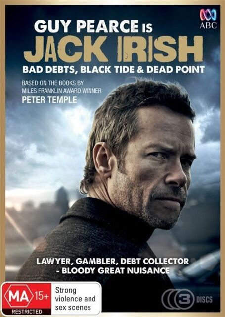 Jack Irish - Bad Debts / Black Tide / Dead Point (DVD, 2014, 3-Disc Set)