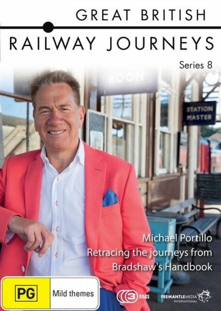 Great British Railway Journeys : Series 8 (DVD, 2017, 3-Disc Set)