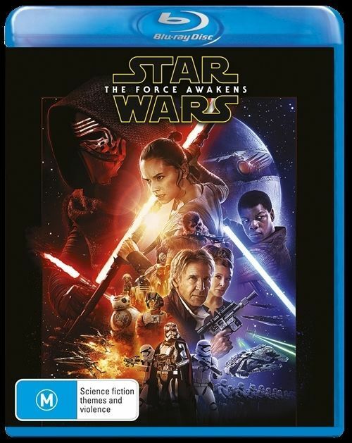 The Star Wars - Force Awakens Blu-ray, 2016, 2-Disc Set RB