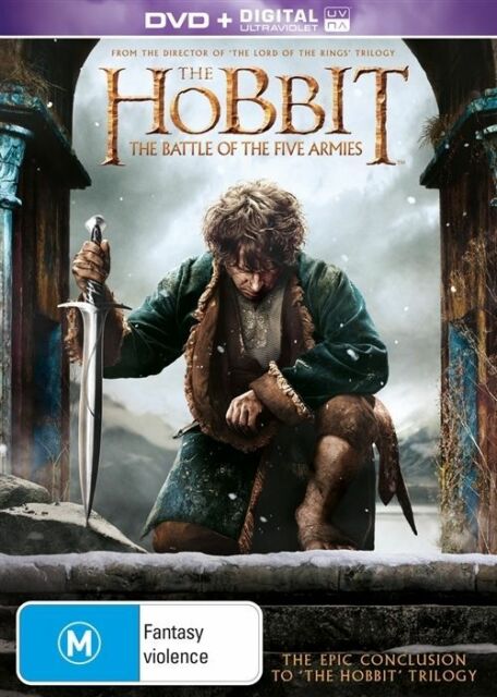 The Hobbit - Battle Of The Five Armies (DVD, 2015) R4