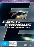 Fast and Furious Complete 1 2 3 4 5 6 7 DVD Box Set R4 The fast & The Furious