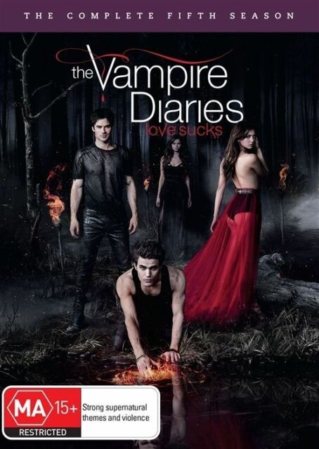Vampire Diaries : Season Series 5 DVD, 2014, 5-Disc Set R4 New Sealed