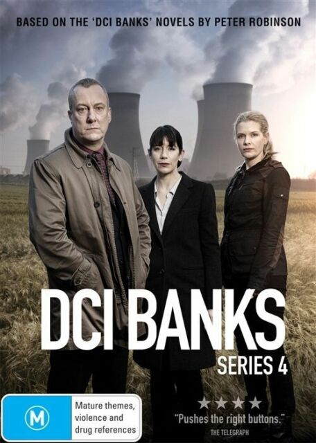 DCI Banks Series Season 4 DVD Region 4 New & Sealed 2 Discs