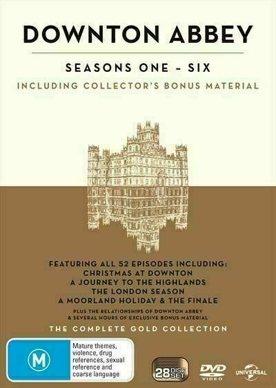 DOWNTON ABBEY SEASON SERIES 1+2+3+4+5+6+all Christmas Special DVD Box Set R4