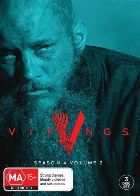 Vikings : Season 4 : Part 2 DVD, 2017, 3-Disc Set R4 New Sealed