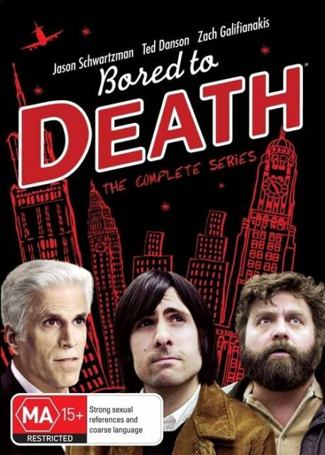 Bored To Death the Complete Season 1, 2 & 3 DVD Box Set R4 New & Sealed