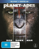 PLANET OF THE APES Trilogy Including Rise, Down and War DVD R4 Box set