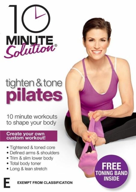 10 Minute Solution - Tighten & Tone Pilates With Band (DVD, 2012)