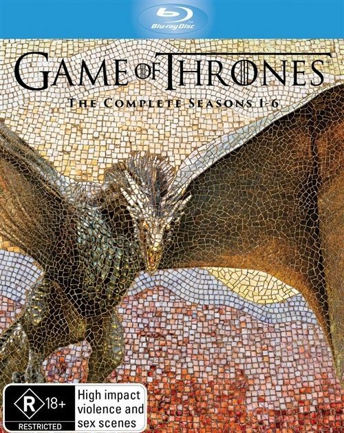 Game Of Thrones Season 1, 2, 3, 4, 5 & 6 Blu ray Box Set RB New Sealed