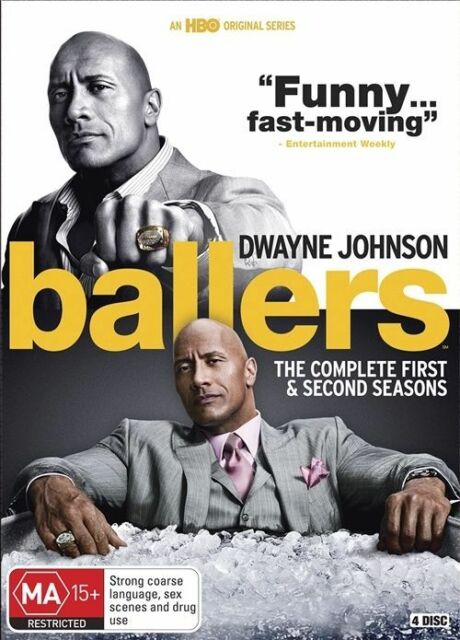 Ballers Season 1 & 2 DVD, 2017, 4-Disc Set R4