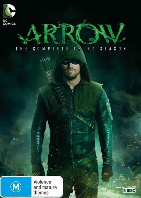 Arrow : Season 3 (DVD, 2015, 5-Disc Set) R4