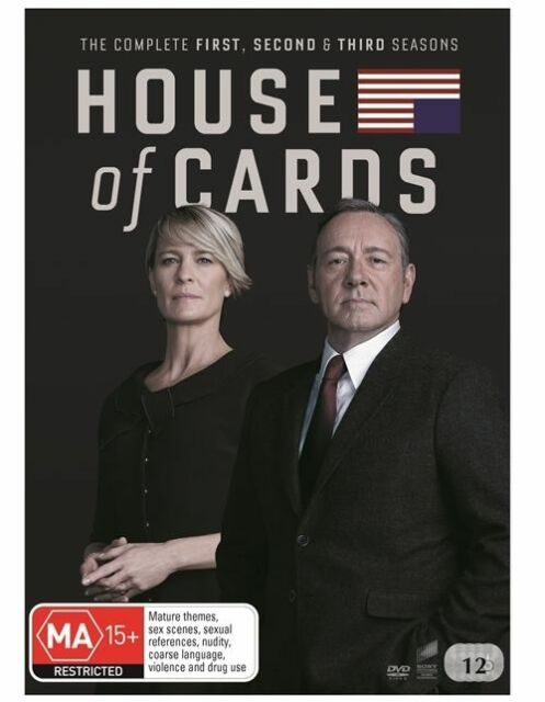House of Cards Complete Season Series 1, 2 & 3 DVD Box Set R4