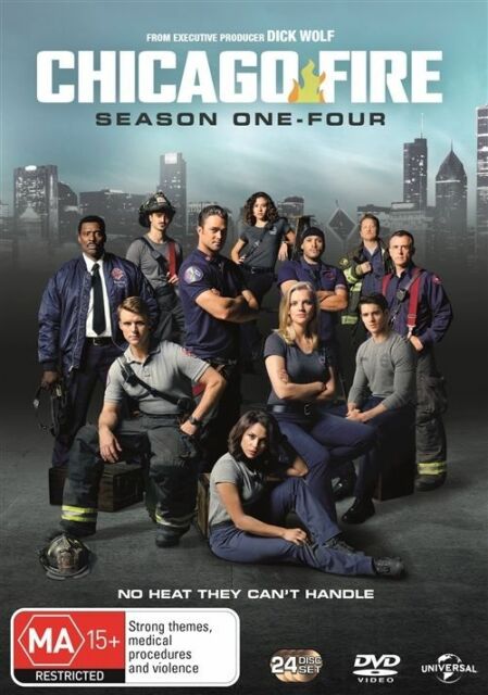 Chicago Fire Compelet Season Series 1, 2, 3 & 4 DVD Box Set R4 New Sealed