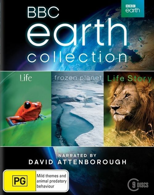 David attenborough Earth collection - 9 Disc BBC blu ray Box Set RB