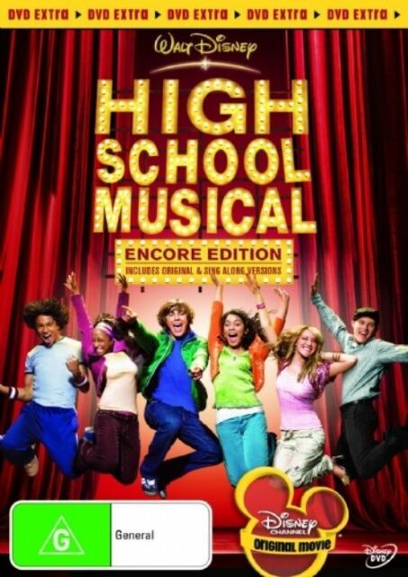High School Musical Encore Edition DVD Region 4 New disney Original movie
