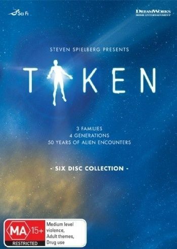 Taken Steven Spielberg DVD Box Set BBC R4 6 discs 50 years of Alien Encounters